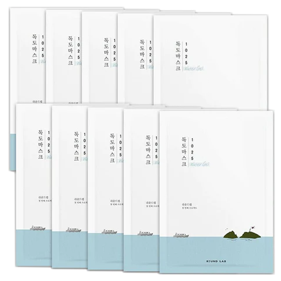 ROUND LAB Dokdo Hydrating Water Gel Mask 10ea - DODOSKIN