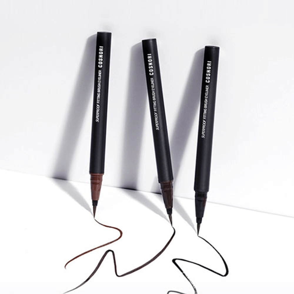 COSNORI Super Proof Fitting Brush Eyeliner 0.6g - DODOSKIN