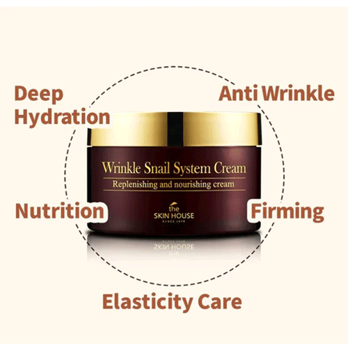 the SKIN HOUSE Wrinkle Snail System Cream JUMBO 100ml - DODOSKIN