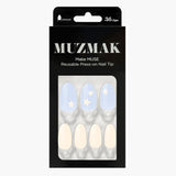 MUZMAK Nail Tips 36pcs #Starry(Almond)