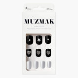 MUZMAK Nail Tips 36pcs #Dazed(Short Square)