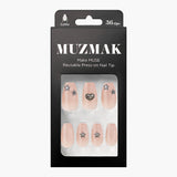 MUZMAK Nail Tips 36pcs #Angel Punk(Coffin)
