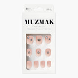 Puntas de uñas muzmak 36pcs #grunge oso (cuadrado corto)