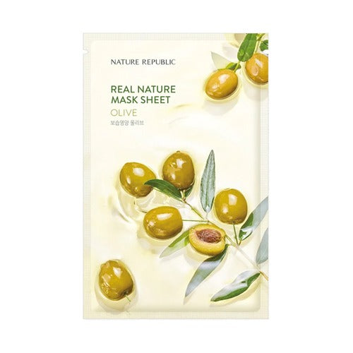 [Nature Republic] Real Nature Olive Mask Sheet 1ea - Dodoskin