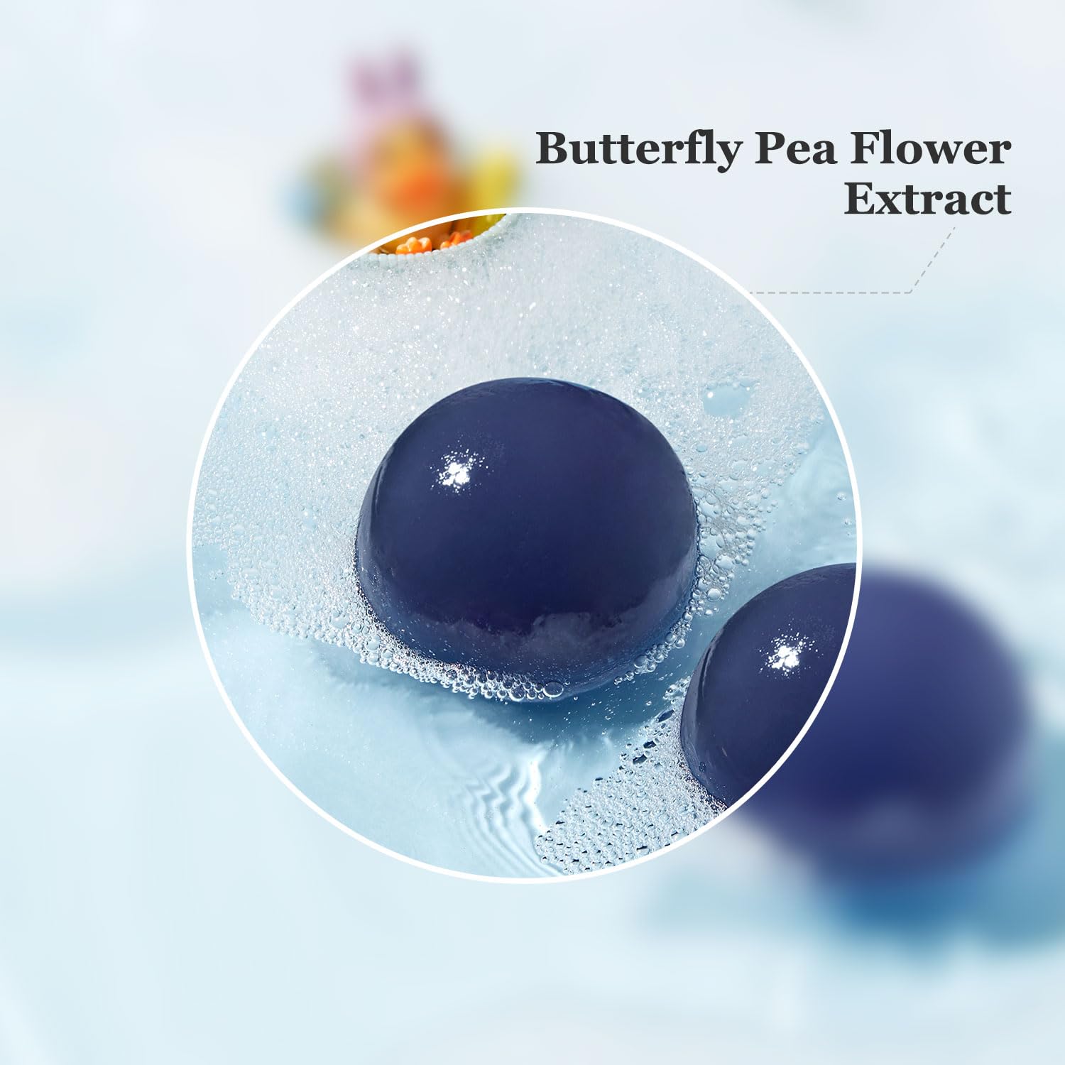 Ongredients Butterfly Pea Cleansing Ball 110g - DODOSKIN