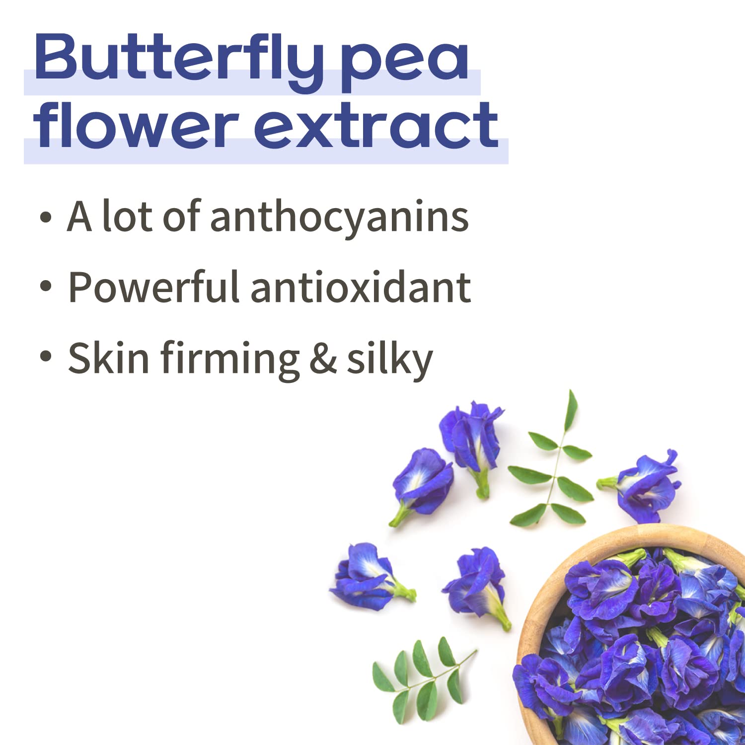 Ongredients Butterfly Pea Cleansing Ball 110g - DODOSKIN