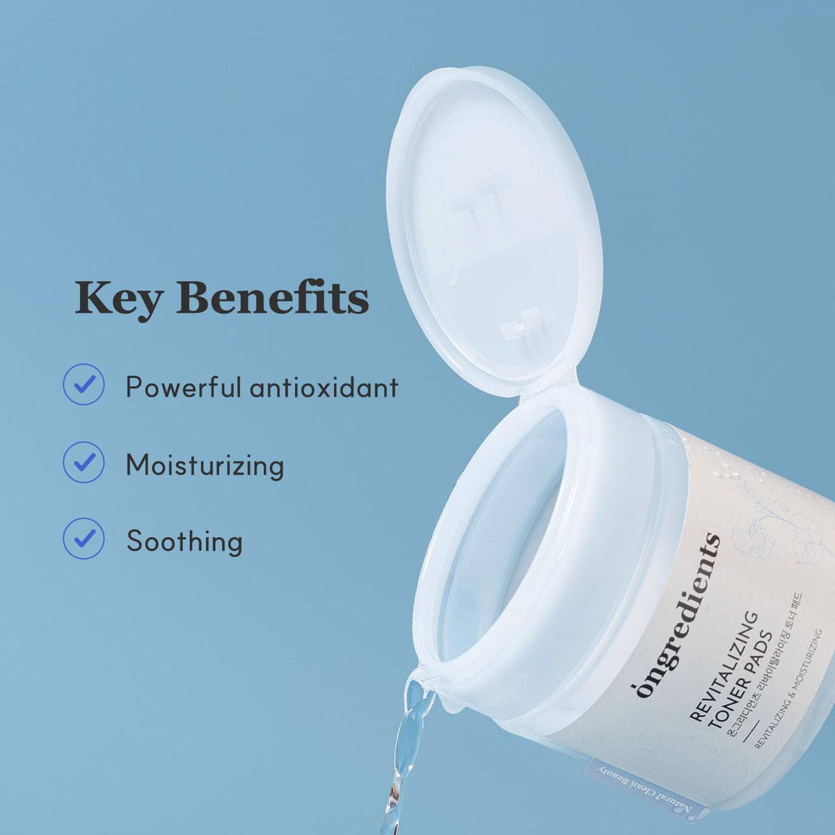 Ongredients Revitalizing Toner Pad 60Pads - DODOSKIN