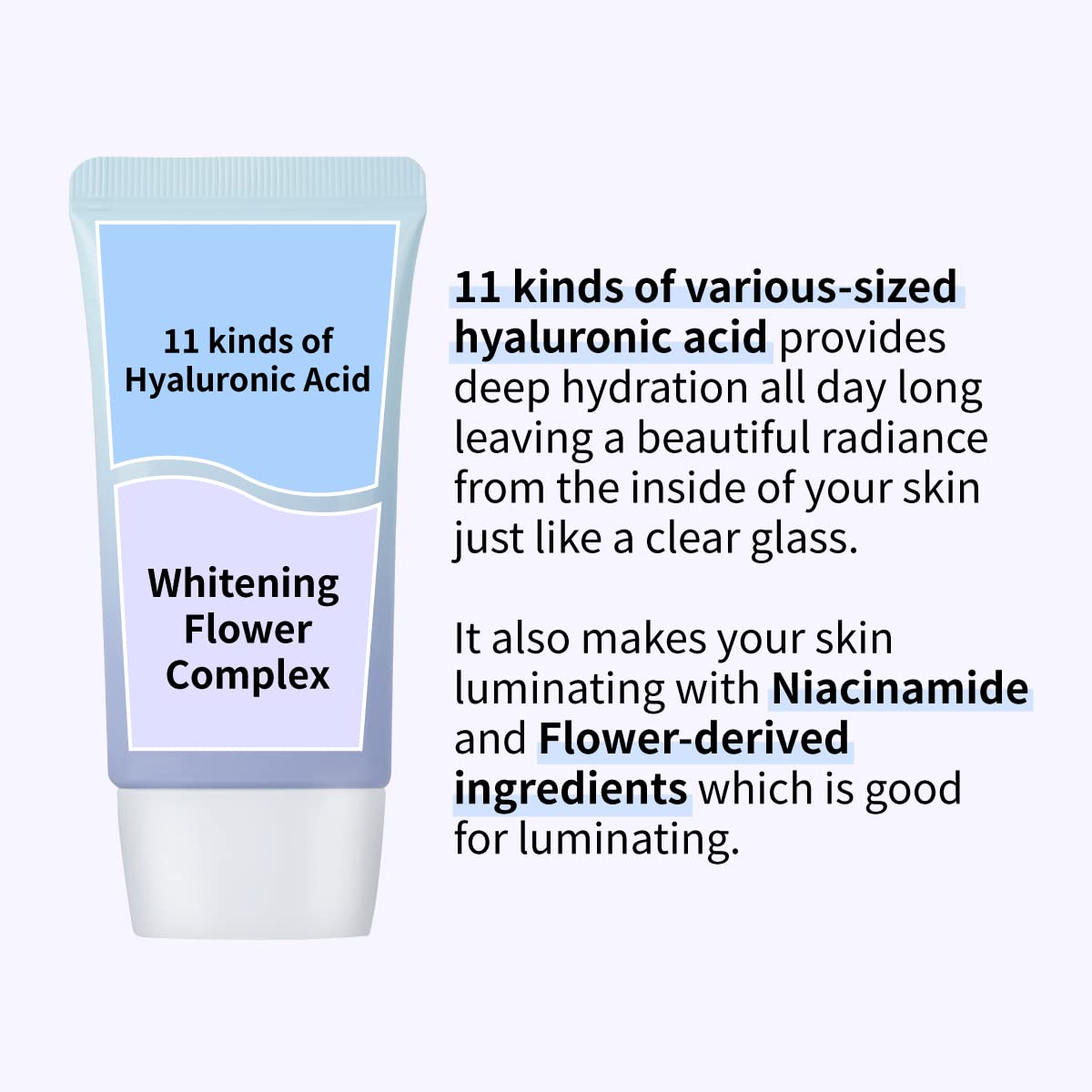 [Expiration imminen] numbuzin No.1 Pure Glass Clean Tone Up SPF50+ PA++++ 50ml