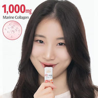 SAMJIWON Korean Beauty Baekje Geumsan Women's Pomegranate Collagen Jelly Stick 5.1oz / 30 Count (5 Pack)