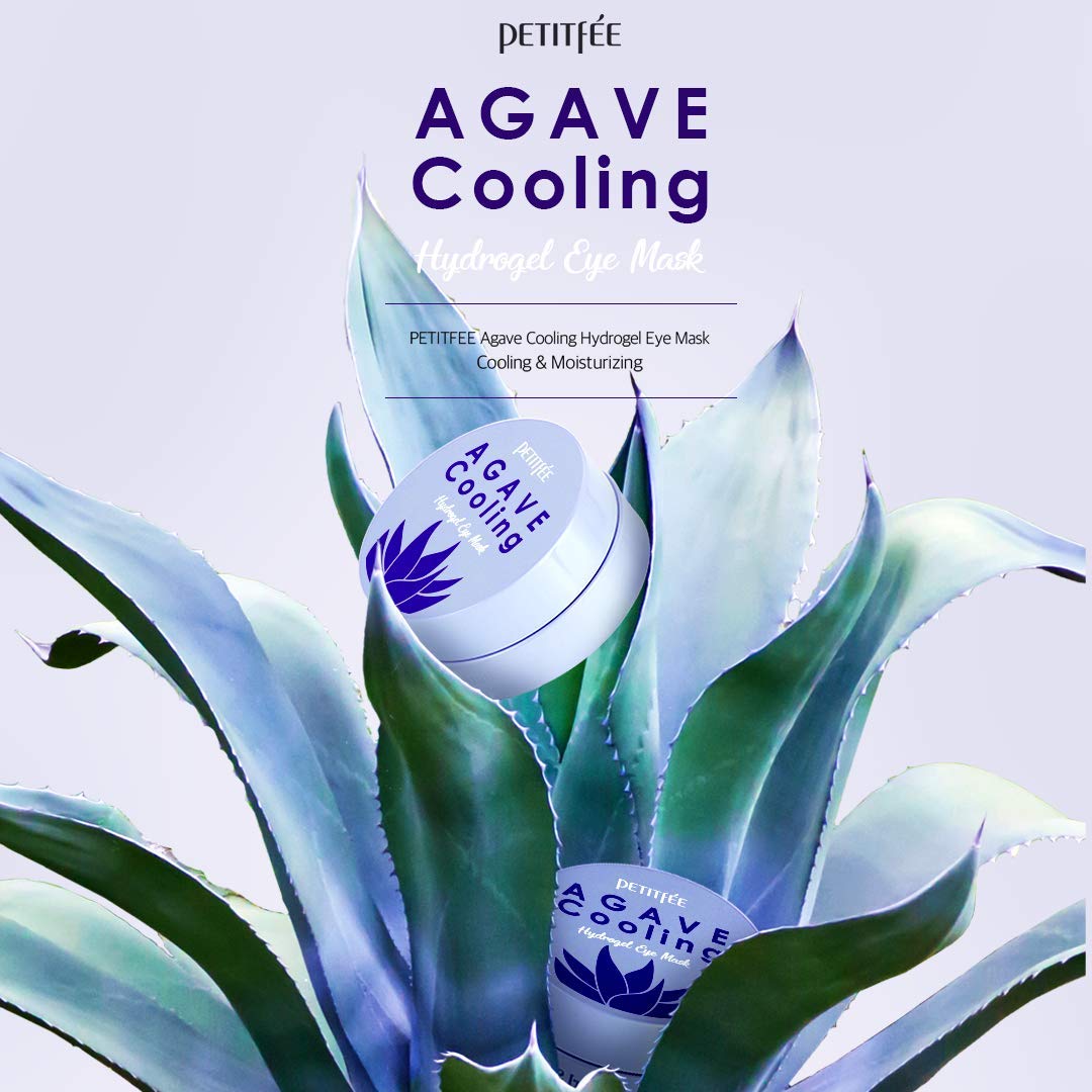 [Expiration imminen] PETITFEE Agave Cooling Hydrogel Eye Mask 60ea (30days)