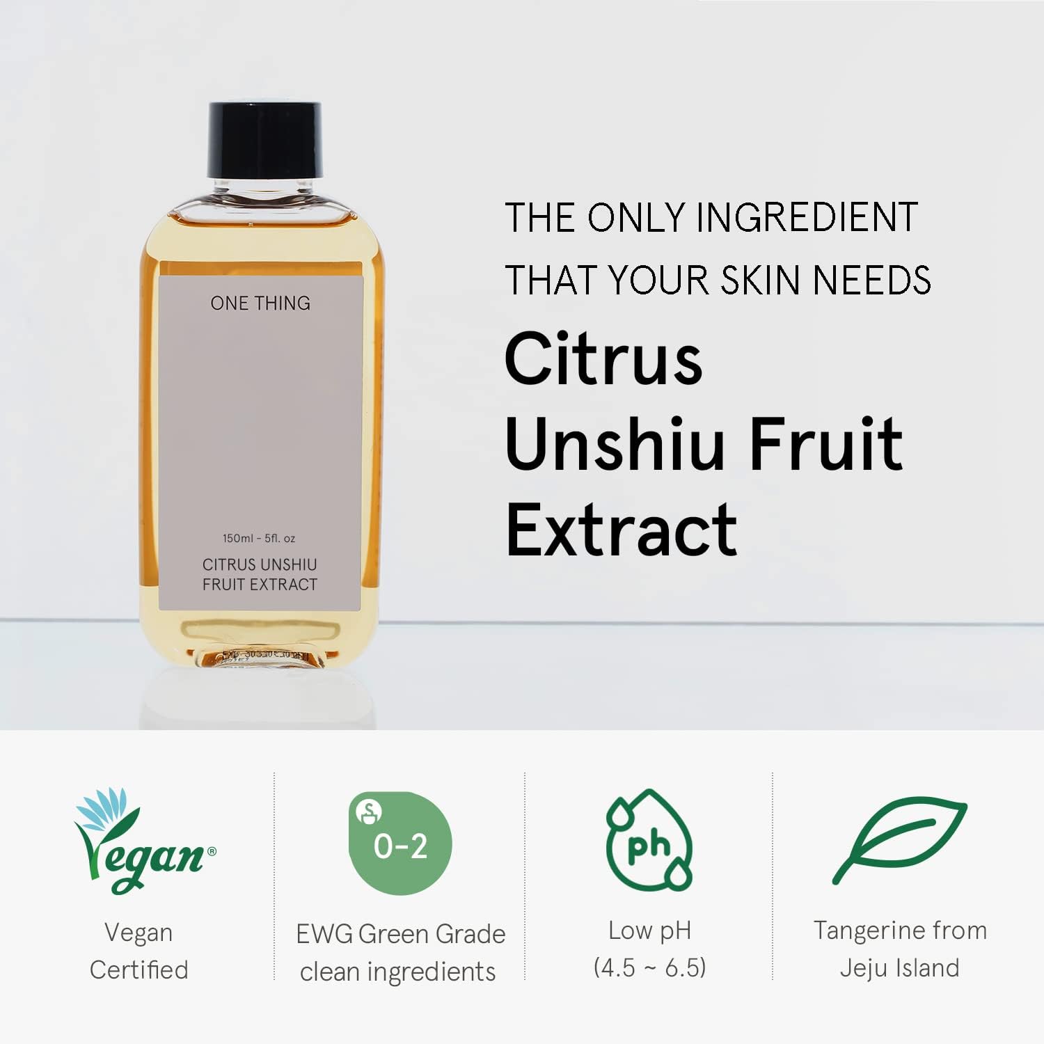 ONE THING Citrus Unshiu Fruit Extract 300ml - DODOSKIN