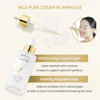 (Matthew) THANK YOU FARMER Rice Pure Cream In Ampoule 50ml - DODOSKIN