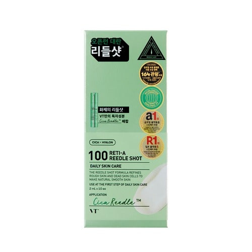 VT Cosmetics Reti-A Reedle Shot 100 Stick Pouch 2ml x 10ea