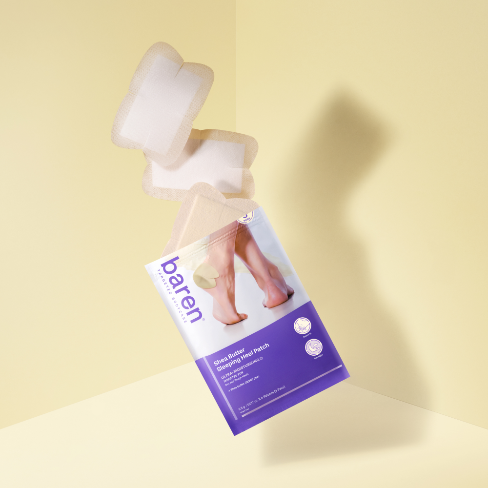 baren Shea Butter Sleeping Heel Patch 6pcs