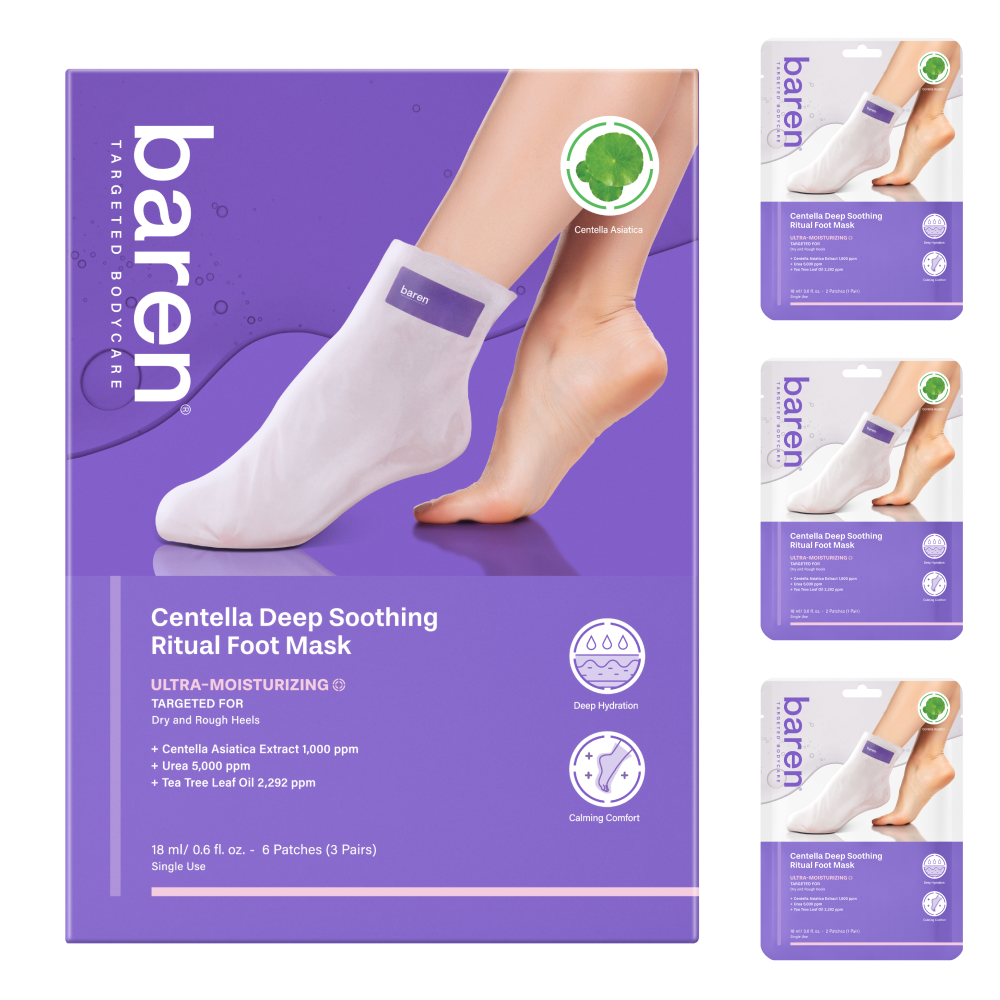 baren Centella Deep Soothing Ritual Foot Mask (6ea)