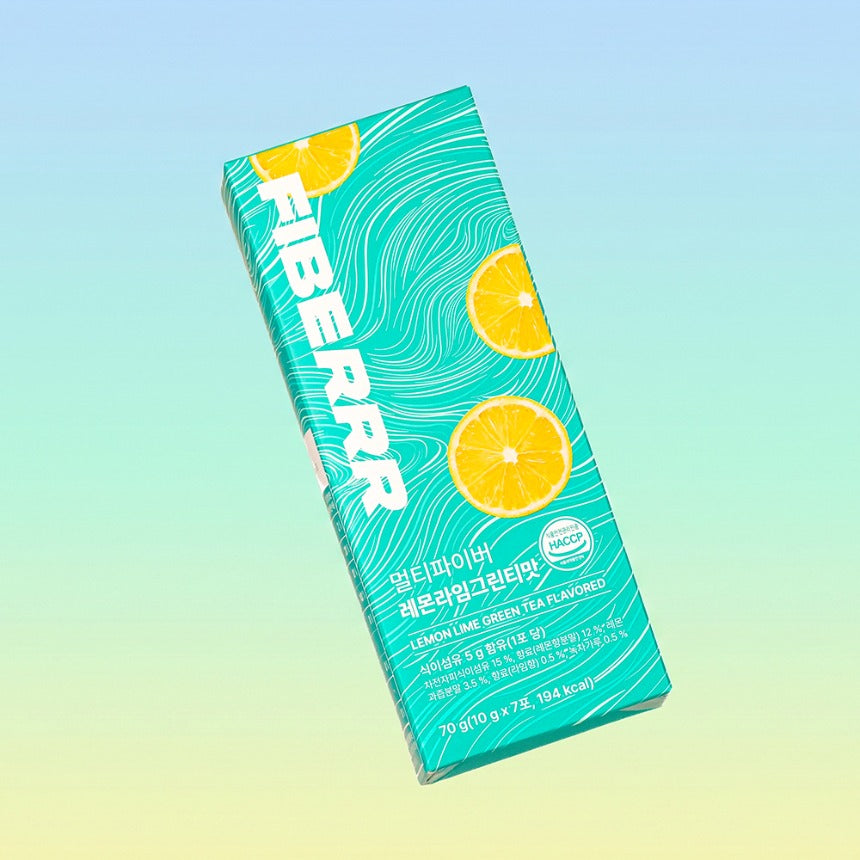 FIBERRR Multi Fiber Discovery Lemon Lime Green Tea 70g 7 Sticks