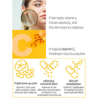 Crema facial brillo de brillo de muldream 50 ml