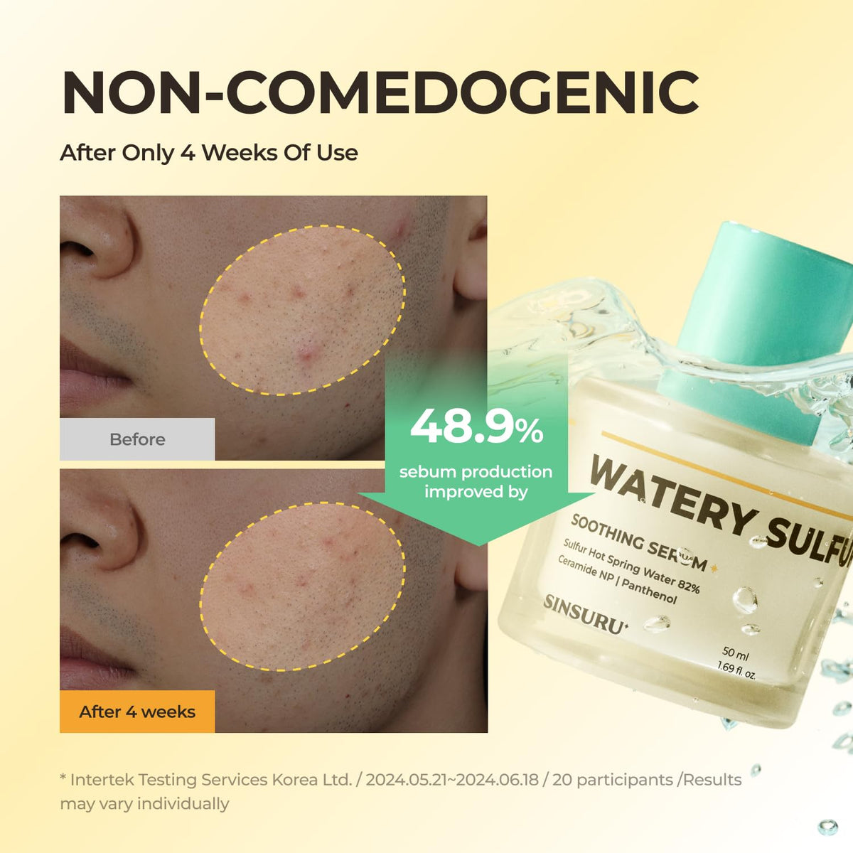 SINSURU Watery Sulfur Soothing Serum 50ml