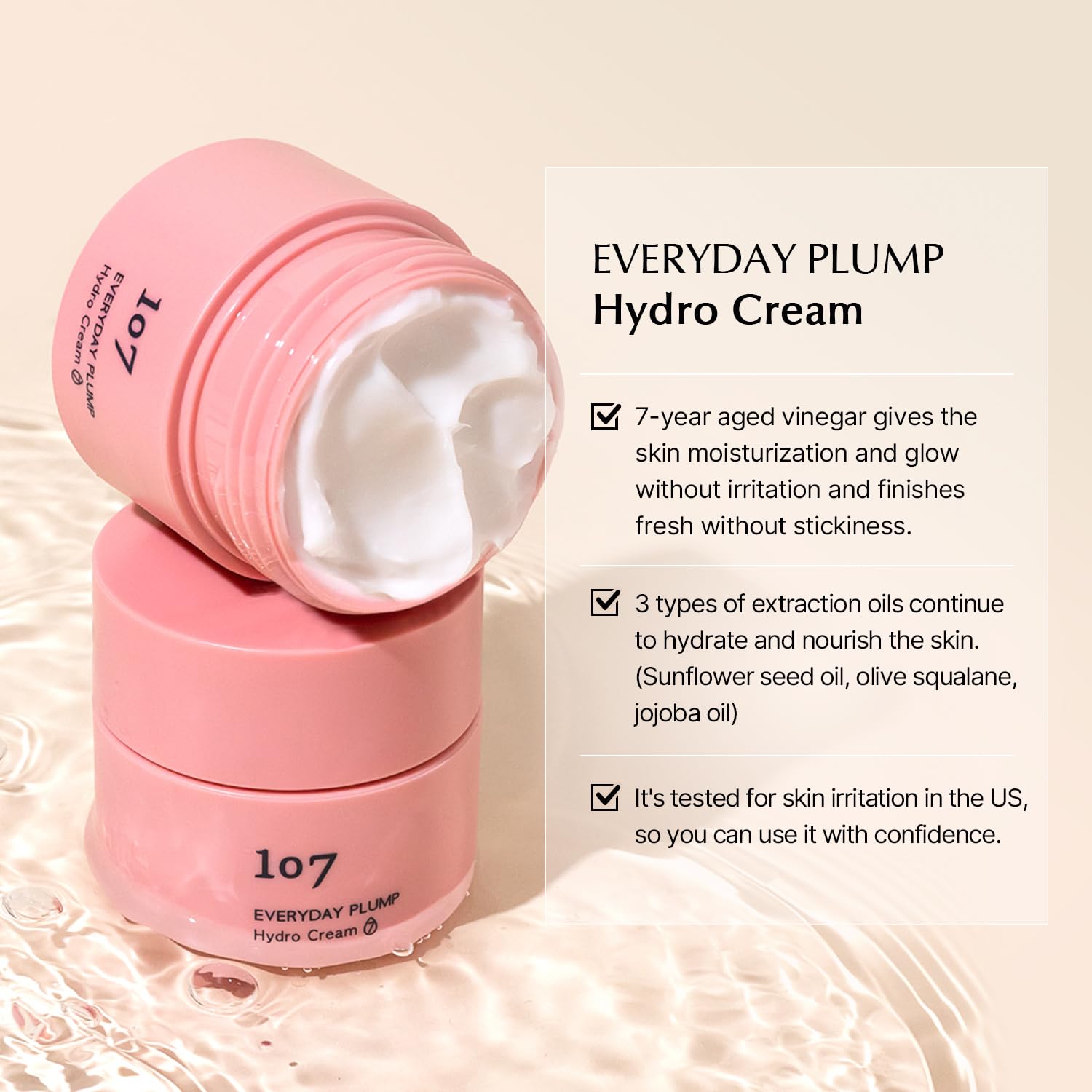 ONEOSEVEN Everyday Plump Hydro Cream 50ml - DODOSKIN