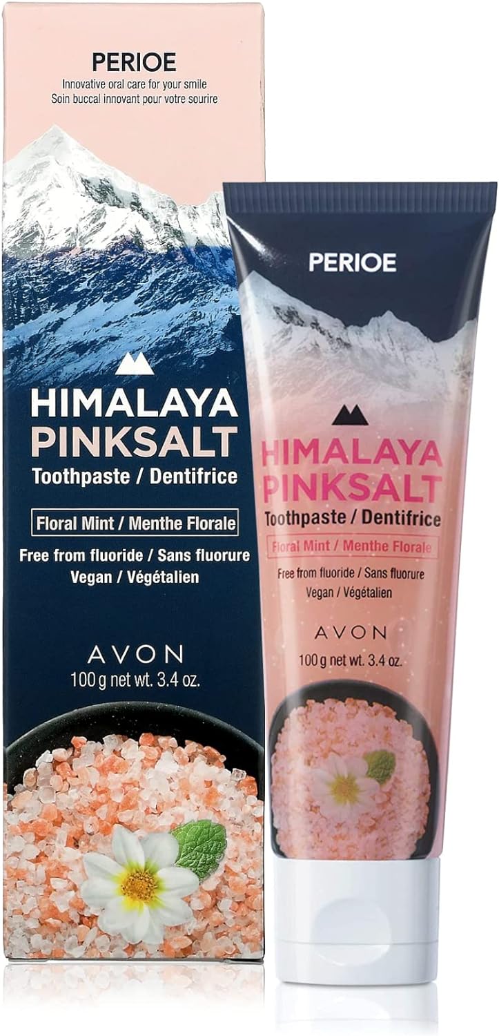 PERIOE Himalaya rosa Salz Zahnpasta, Blumenminze 100g