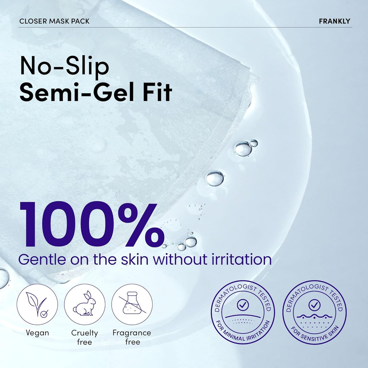 FRANKLY Closer Pore Minimizing Mask Pack 10ea