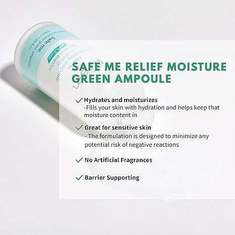 make p:rem Safe Me. Relief Moisture Green Ampoule 50ml - DODOSKIN
