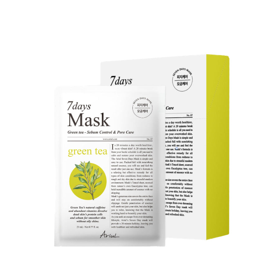 Ariul 7Days Mask Green Tea 10 Sheet