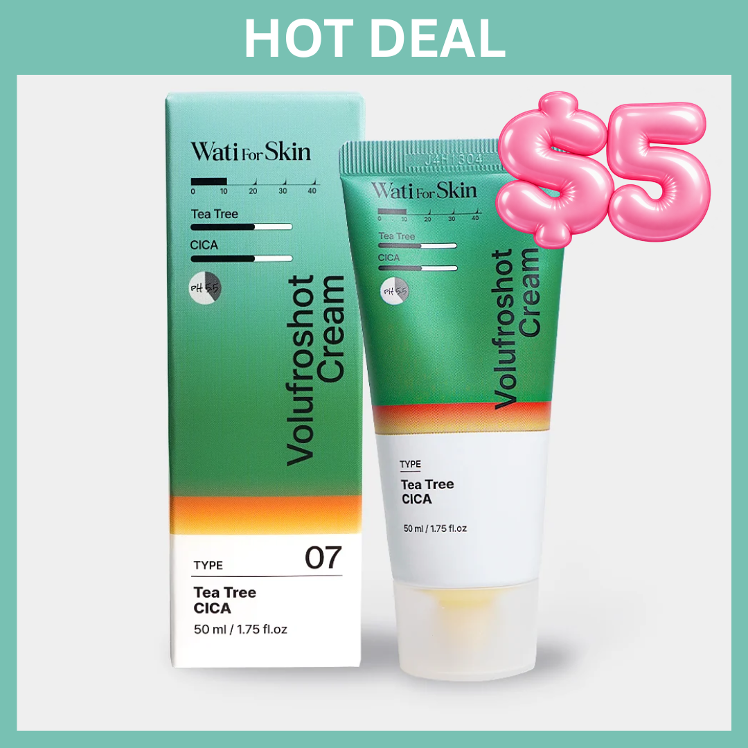 Wati para el té de la piel Cica Cica de la crema Volufroshot de mancha de mancha 50 ml