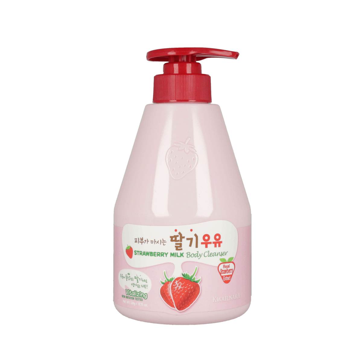 KWAILNARA Strawberry Milk Body Cleanser 560g - DODOSKIN