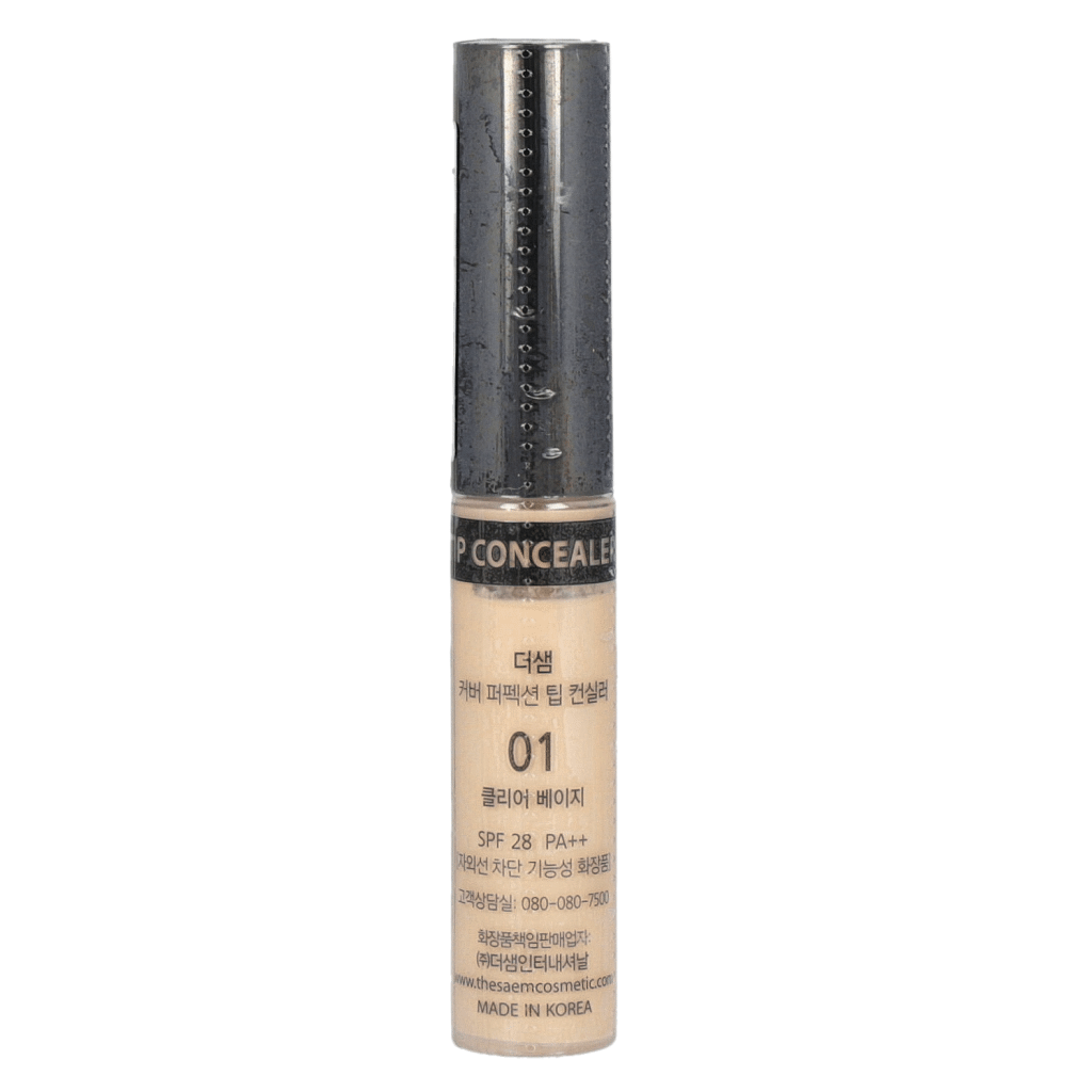 [Expiration imminen] the SAEM Cover Perfection Tip Concealer 6.5g #01 Clear Beige