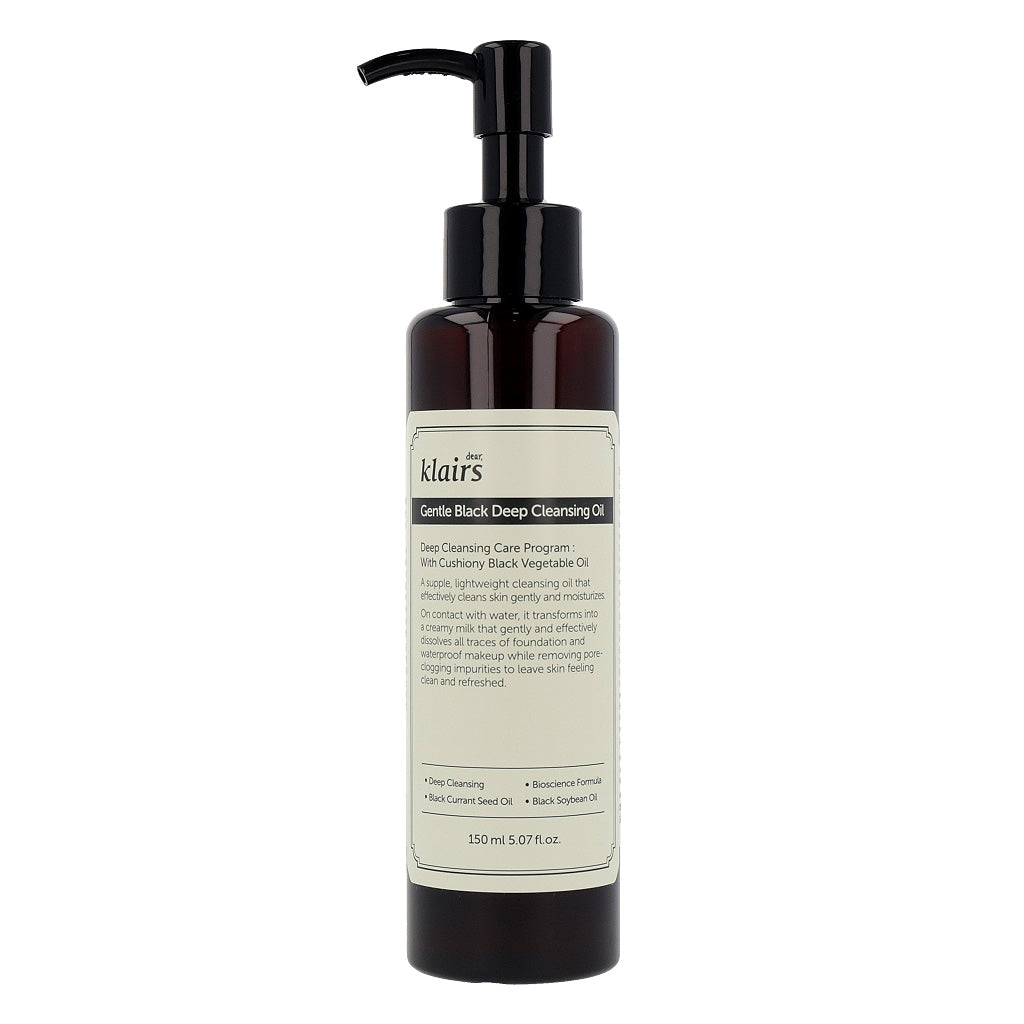 [Expiration imminen] dear, klairs Gentle Black Deep Cleansing Oil 150ml