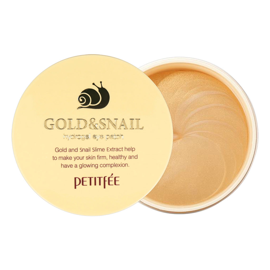 Petitfee Gold & Snail Eye Patch 60a (30 يومًا) - Dodoskin