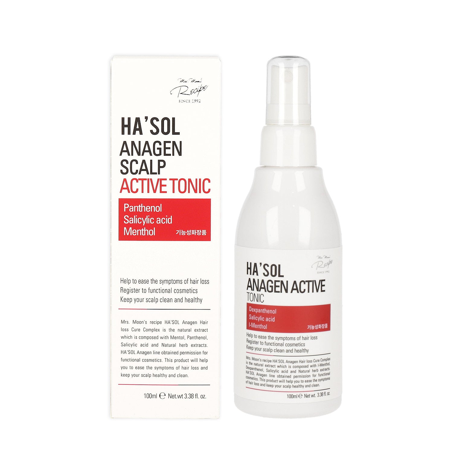 HA'SOL Anagen Scalp Tonic 100ml For Hair Loss and Scalp Care - DODOSKIN