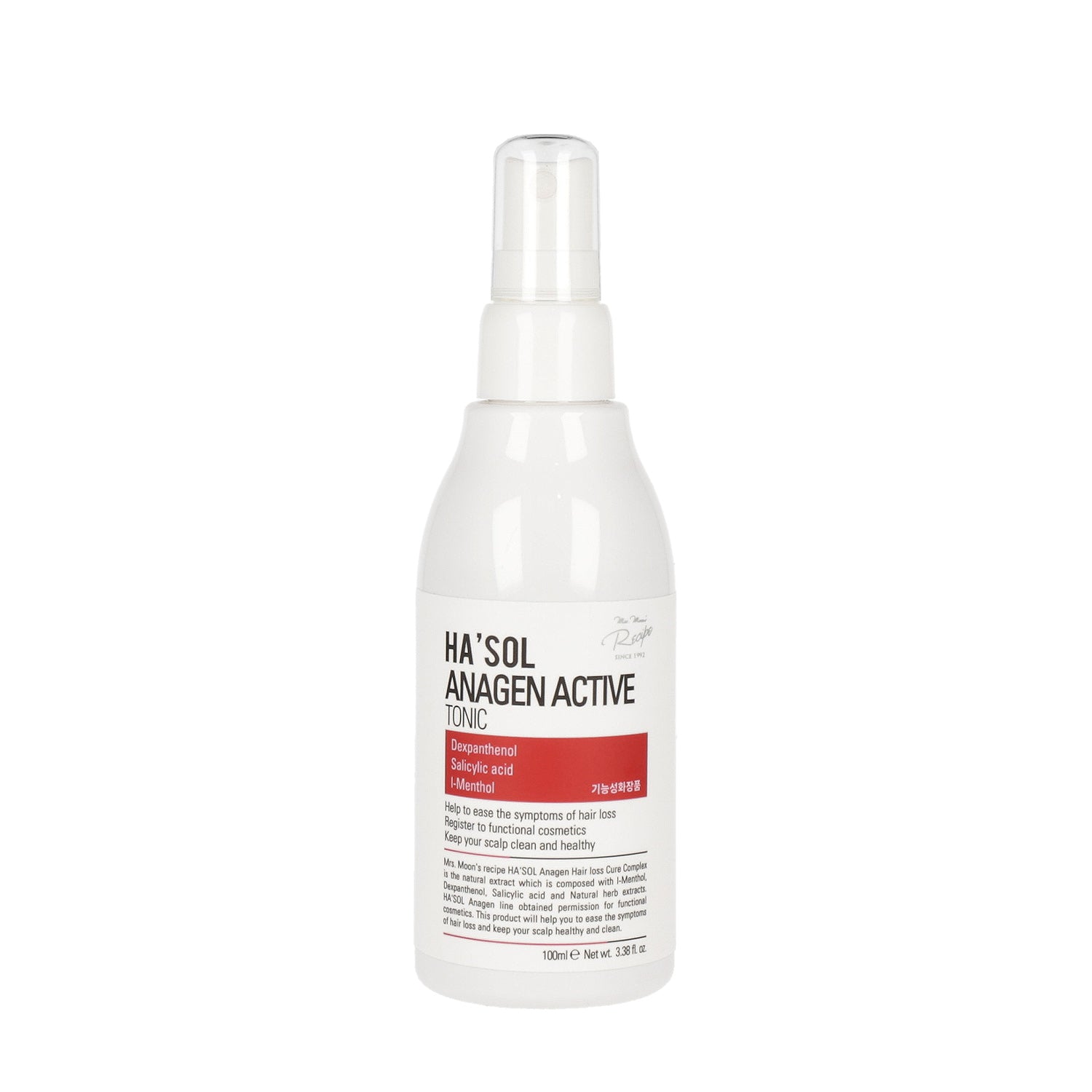 HA'SOL Anagen Scalp Tonic 100ml For Hair Loss and Scalp Care - DODOSKIN