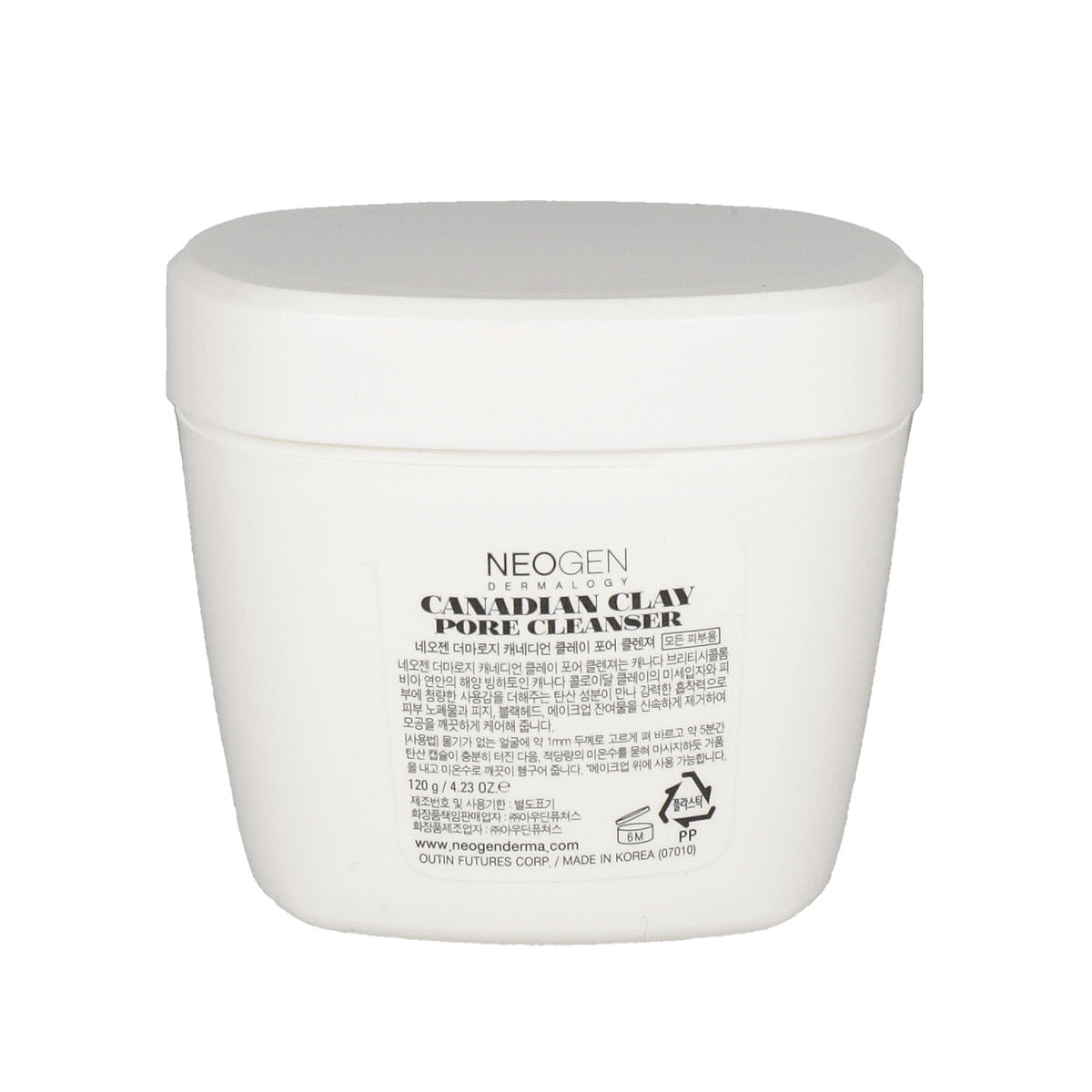 NEOGEN DERMALOGY Canadian Clay Pore Cleanser 120g - DODOSKIN