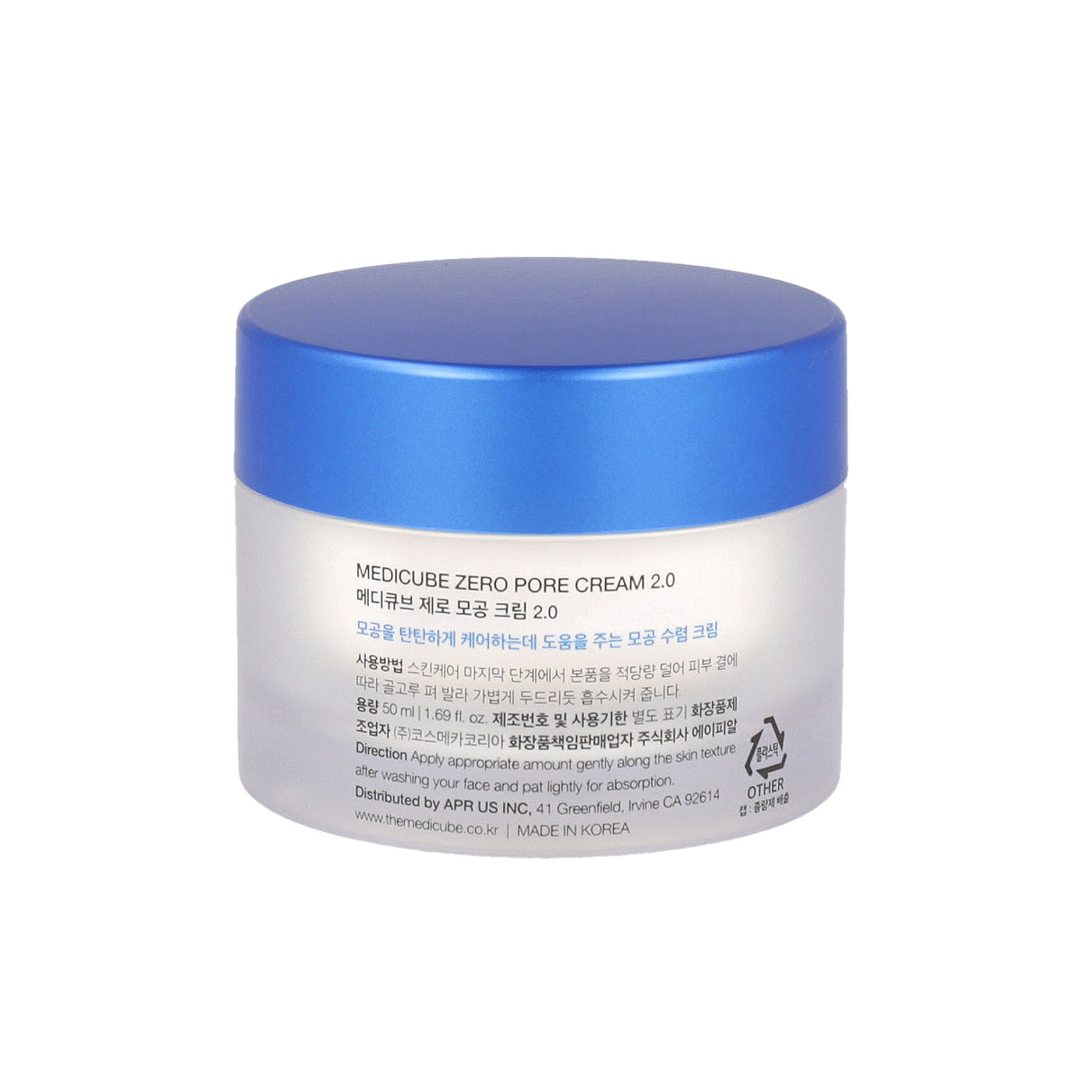 MEDICUBE Zero Pore Cream 2.0 50ml
