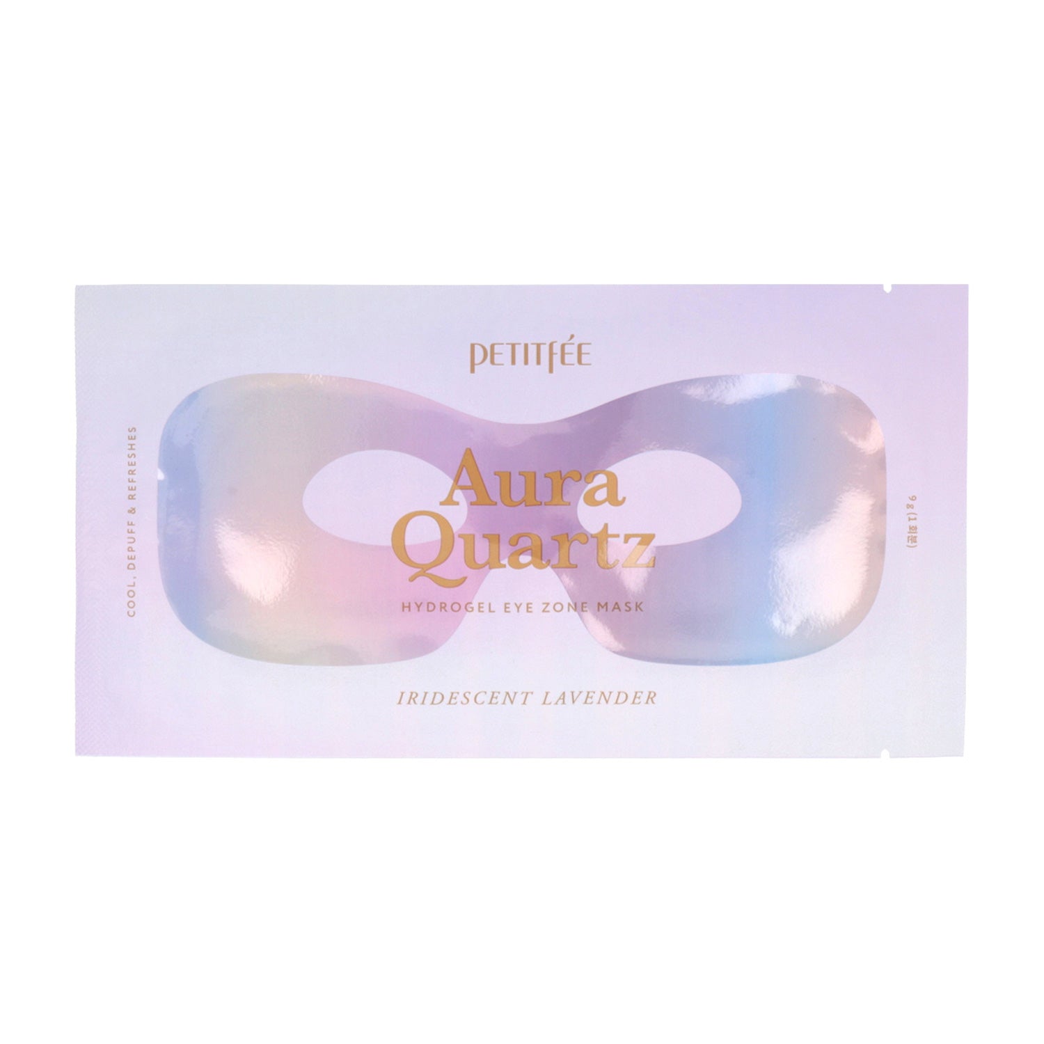 PETITFEE Aura Quartz Hydrogel Eye Zone Mask Iridescent Lavender 1EA - DODOSKIN