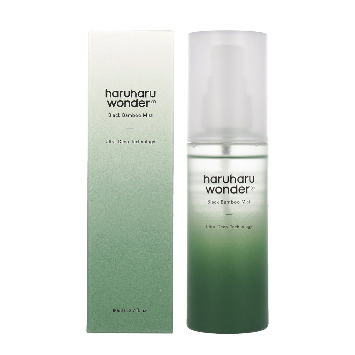 Haruharu WONDER Black Bamboo Mist 80ml - DODOSKIN