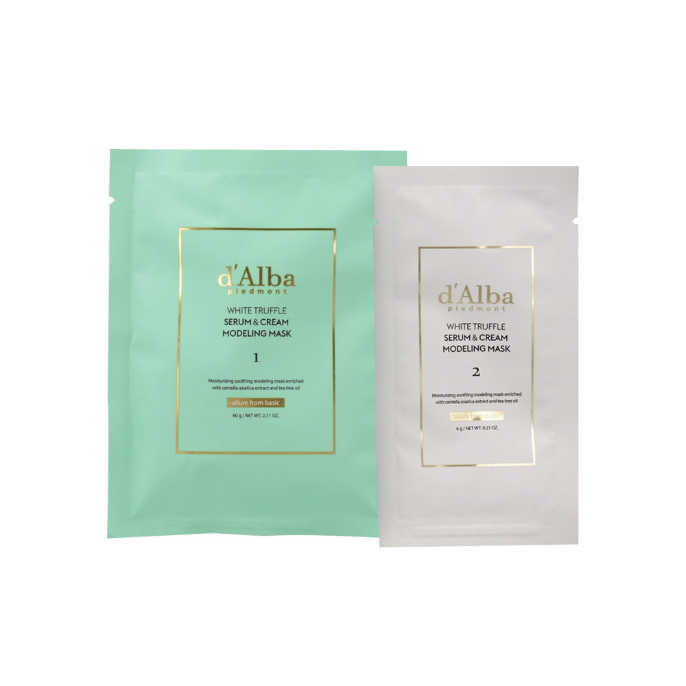 d'Alba White Truffle Serum & Cream Modeling Mask 66g*4ea