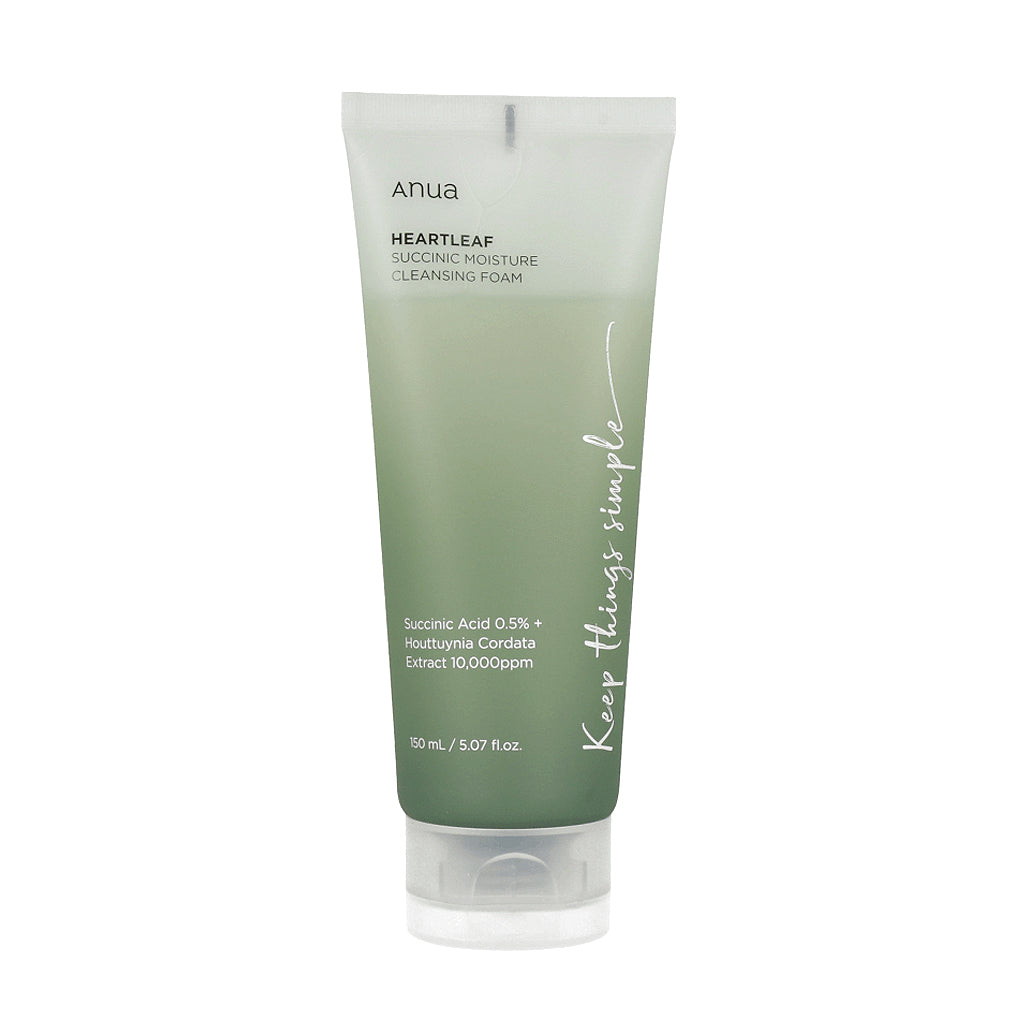 ANUA Heartleaf Succinic Moisture Cleansing Foam 150ml - Dodoskin