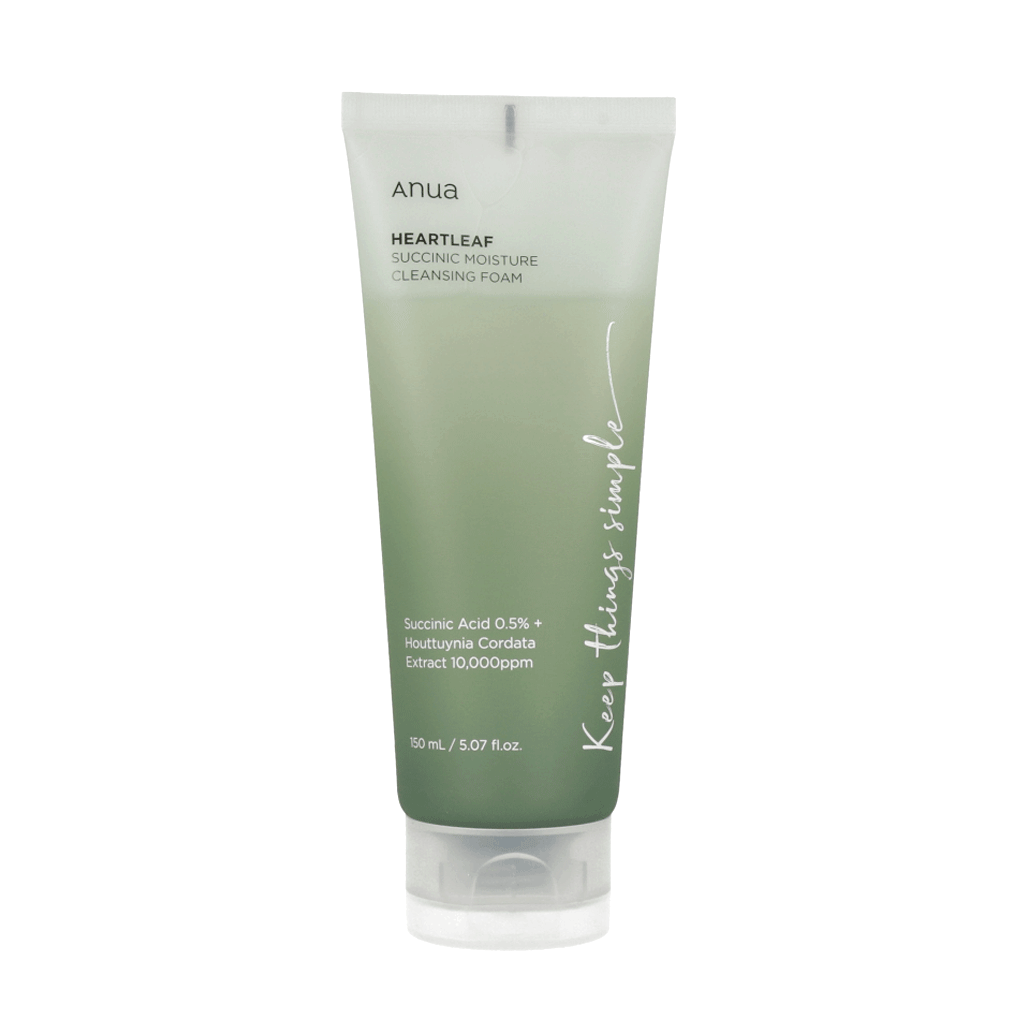 ANUA Heartleaf Succinic Moisture Cleansing Foam 150ml - Dodoskin