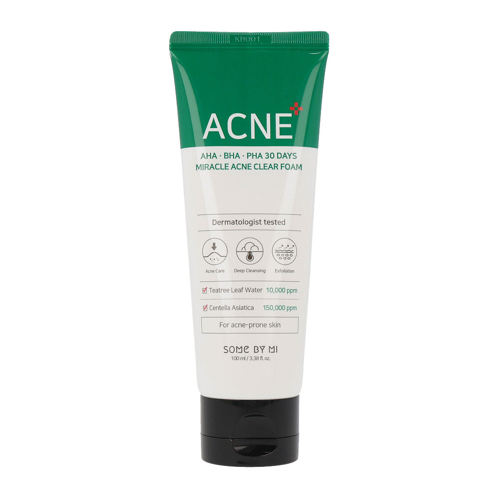 [Expiration imminen] SOME BY MI AHA BHA PHA 30 Days Miracle Acne Clear Foam 100ml