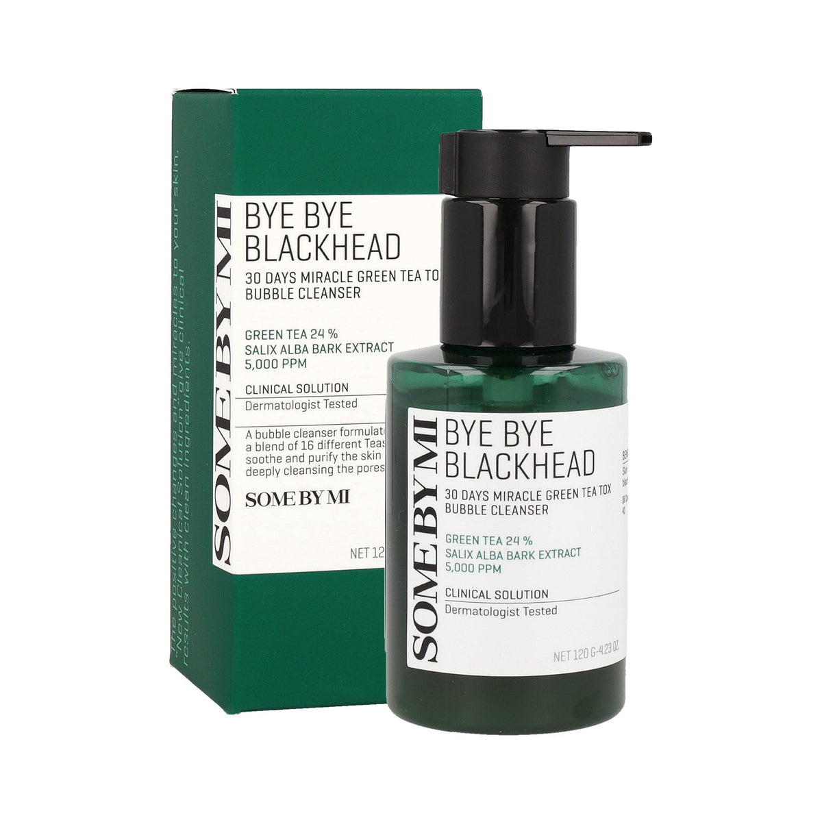 [Expiration imminen] SOME BY MI Bye Bye Blackhead 30 Days Miracle Green Tea Tox Bubble Cleanser 120g