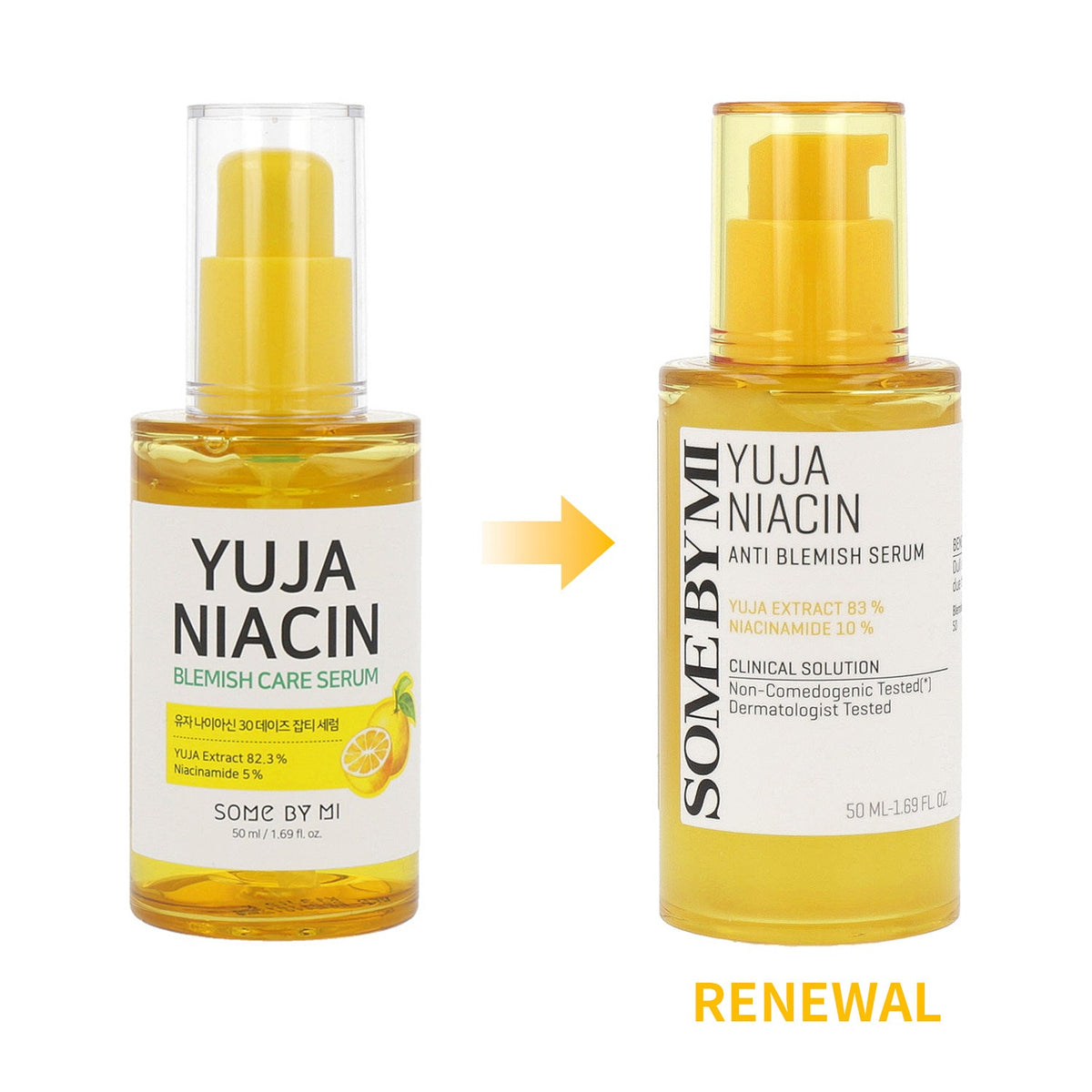 [Expiration imminen] SOME BY MI Yuja Niacin Anti-Blemish Serum 50ml (Renewal)
