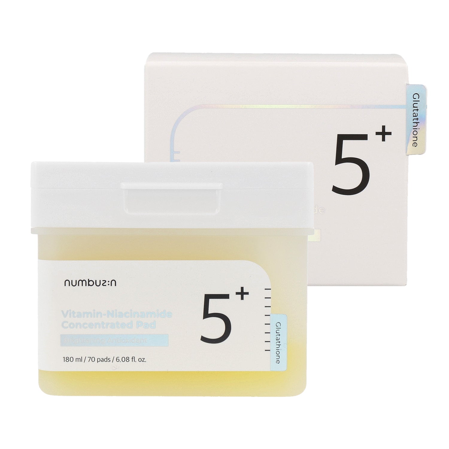 numbuzin No.5 Vitamin-Niacinamide Concentrated Pad 180ml (70 Pads) - DODOSKIN