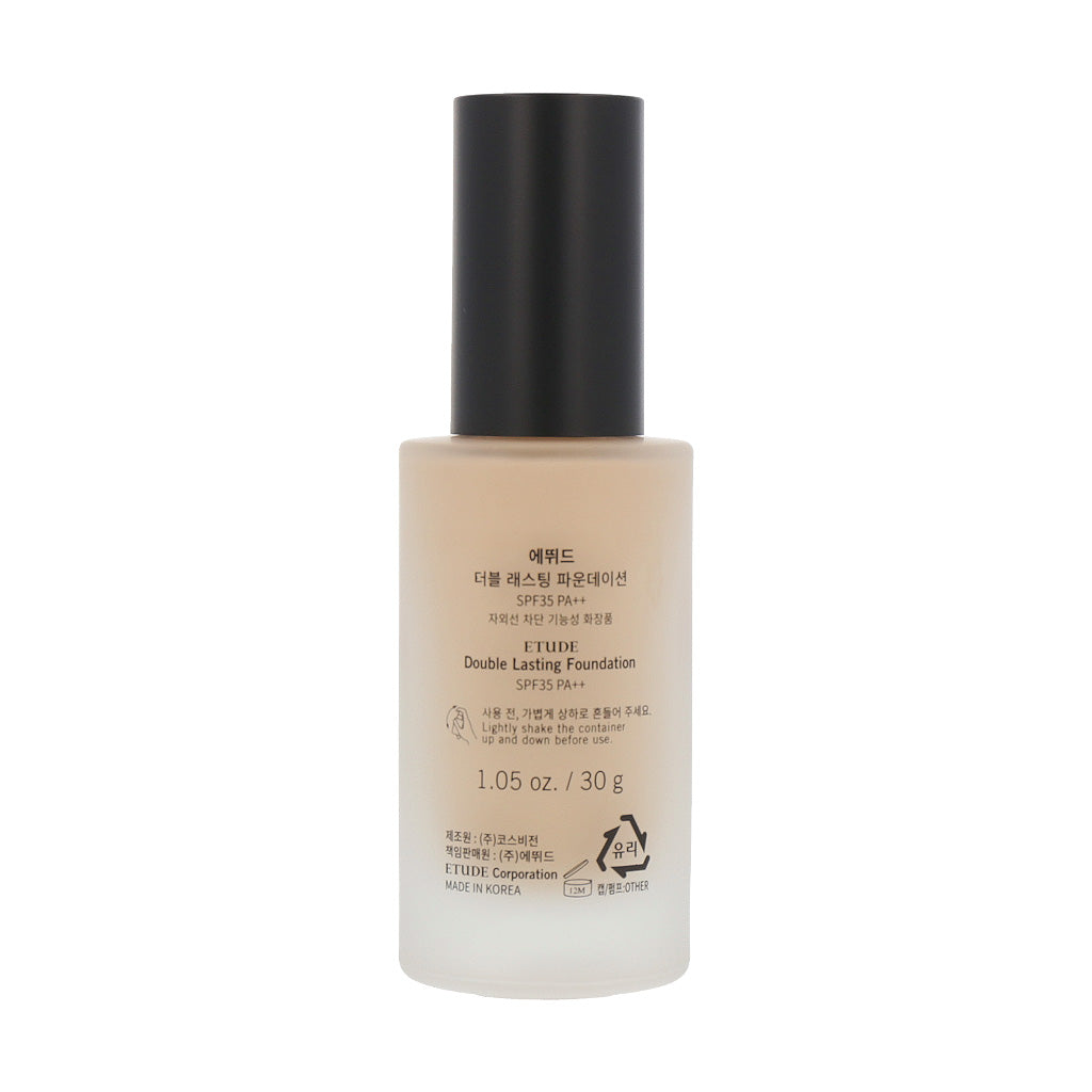 [Expiration imminen] ETUDE Double Lasting Foundation New SPF35 PA++ 30g #21W1 Beige