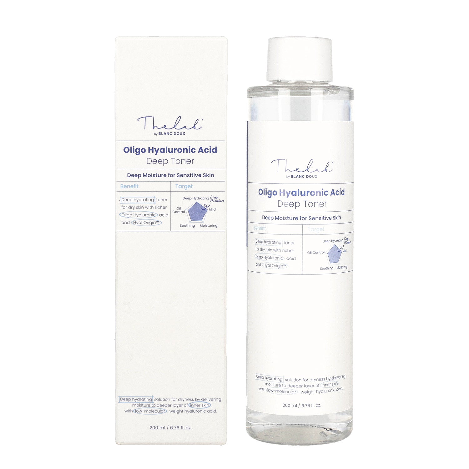 El laboratorio de Blanc Doux Oligo Hyaluronic Acid Deep Toner 200ml