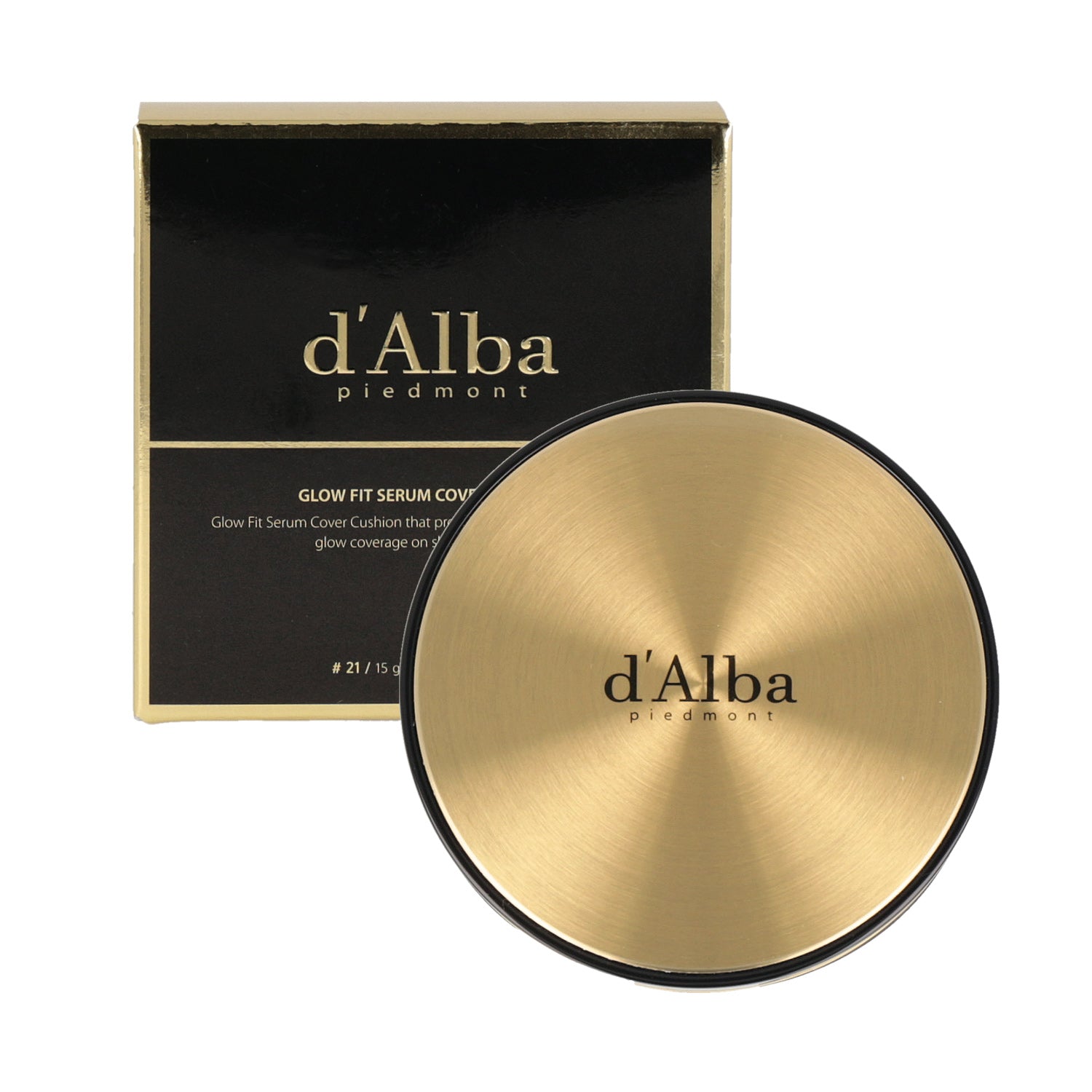 D'ALBA Glow Fit Serum Cover Cushion 15g SPF50+ PA++++ - DODOSKIN