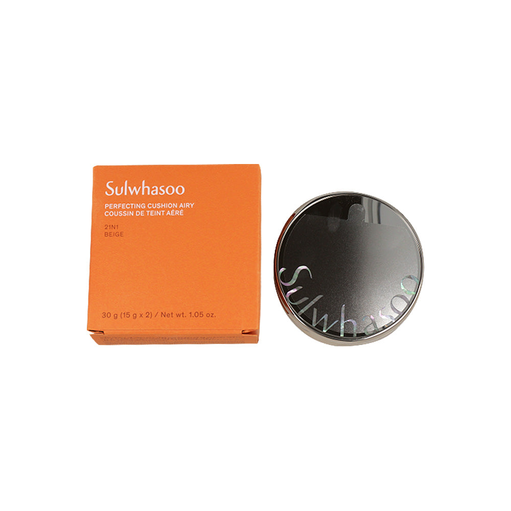 [Expiration imminen] Sulwhasoo Perfecting Cushion Airy 15g (Original + Refill)