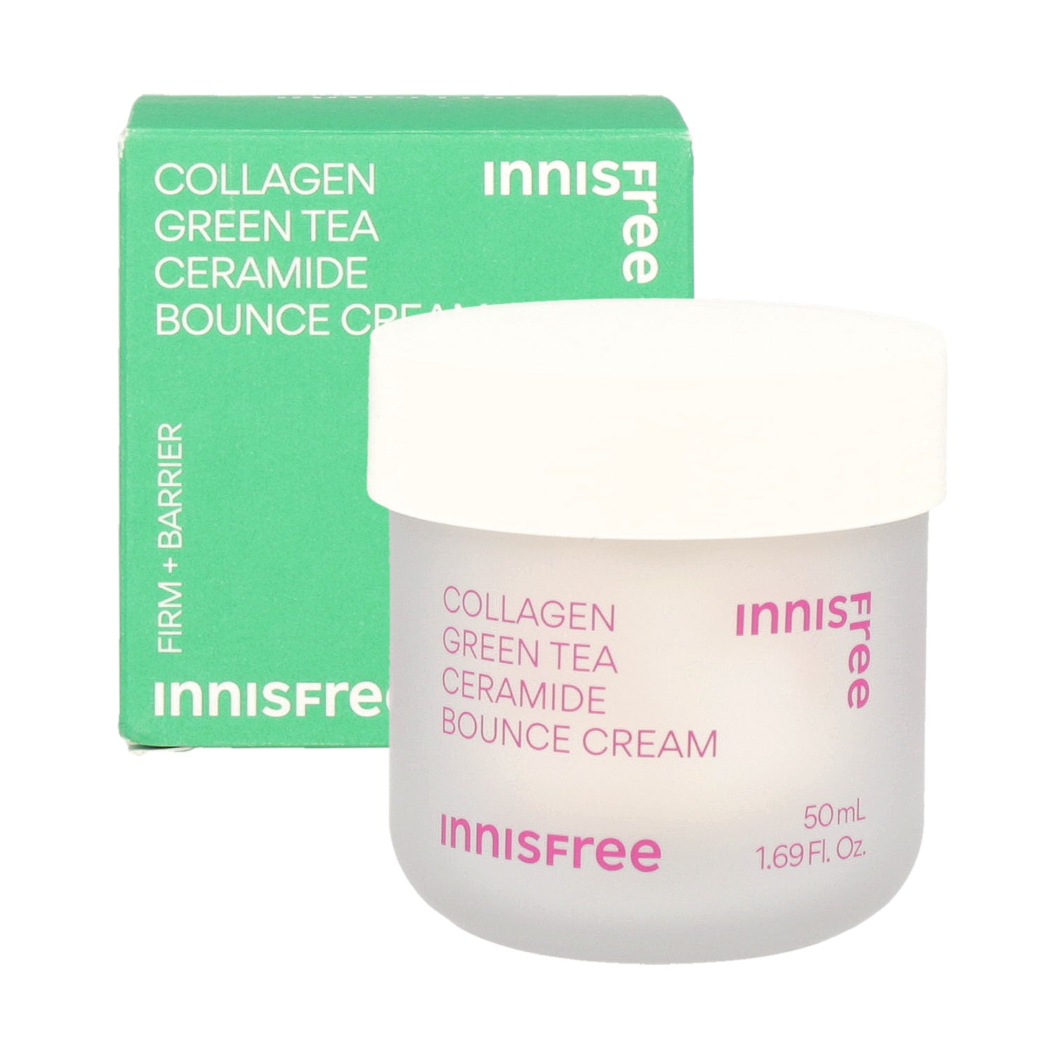 Innisfree Collagen Green Tea Ceramide Bounce Cream 50ml - DODOSKIN